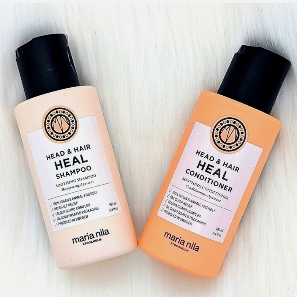 🌿 MARIA NILA Head & Hair Heal Shampoo & Conditioner Duo Set - 3.4 oz Travel Size - Picture 2 of 10